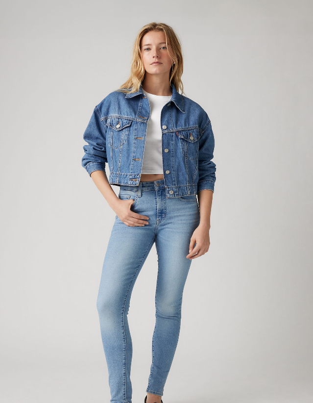 Levis 721 high Rise skinny blue wave light Levis 721 high Rise skinny blue wave light